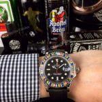 AAA Grade Replica Rolex Yacht Master 116695 Watch SS Rainbow bezel